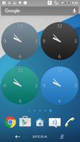 Material Clock Widgets - P5 پوسٹر