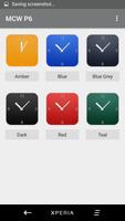 Material Clock Widgets - P6 ภาพหน้าจอ 1