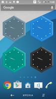 Material Clock Widgets - P7 Poster