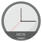 Material Clock Widgets icône