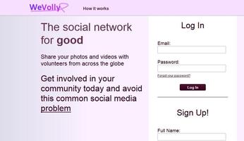 Poster WeVolly Volunteer Network