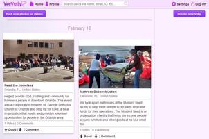 WeVolly Volunteer Network captura de pantalla 1