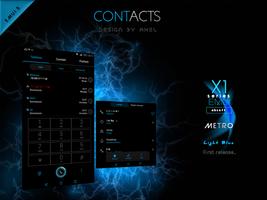 X1S Metro EMUI 5 Theme (Black) تصوير الشاشة 1