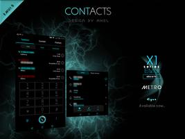 X1S Metro Cyan EMUI 5 Theme (B capture d'écran 1