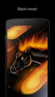 Black horse Affiche