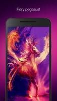 Fiery pegasus Affiche