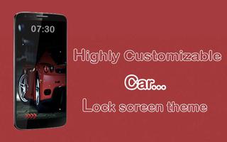 Car Lock Screen- Racing Car HD Screenshot 1