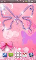 Abstract Butterfly Glitter LWP Affiche