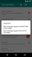 Call Log Widget imagem de tela 2
