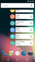 Call Log Widget الملصق