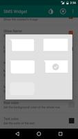 SMS Widget capture d'écran 3