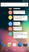 Messaging Widget (Popular app) Cartaz