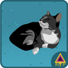 Cat game puzzle icon