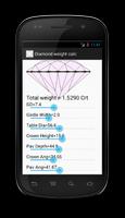 Diamond weight calculator постер