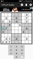 Difficult Sudoku captura de pantalla 2