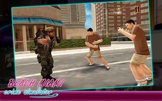 Beach Miami Crime Simulator captura de pantalla 1