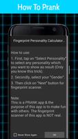 Fingerprint Personality Calculator Prank poster