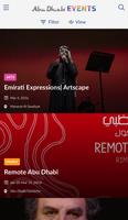 Abu Dhabi Events Affiche