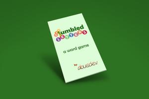 Three Four Five Jumbled Letters Puzzle - Word Game Affiche