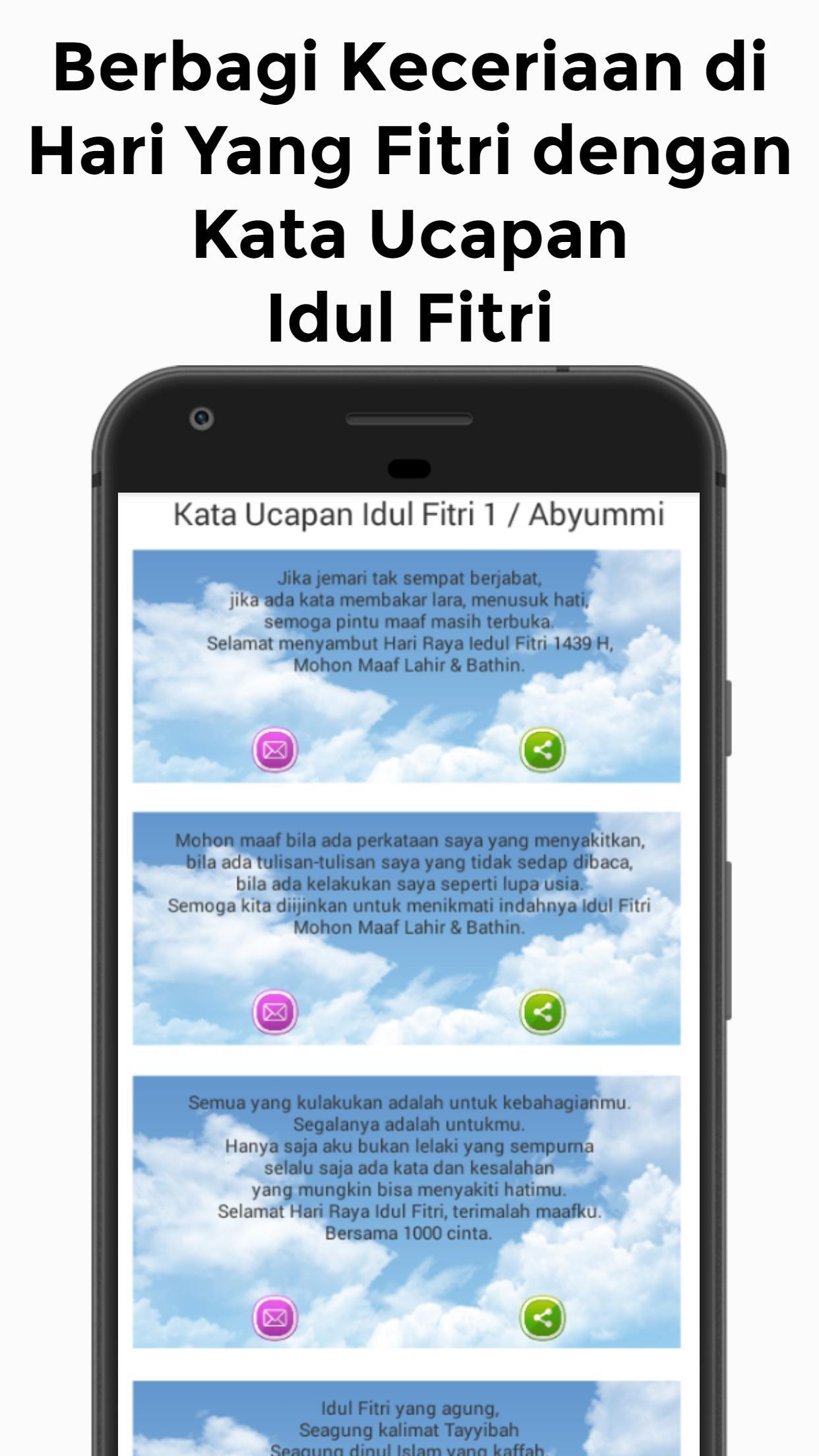 Kata Ucapan Selamat Hari Raya Idul Fitri 2018 For Android Apk