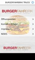 BURGERFAHRBRIK TRUCK Affiche