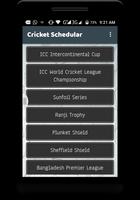 Live cricket schedule 2017 capture d'écran 2
