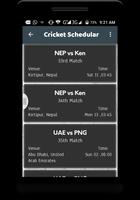 Live cricket schedule 2017 captura de pantalla 3
