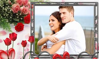يوم اطارات للصور عيد الحب الملصق