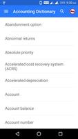 Accounting Dictionary capture d'écran 1