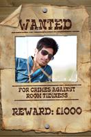 Wanted Photo Frames Affiche