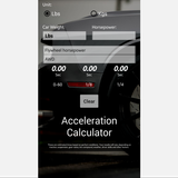 Icona Acceleration Calculator