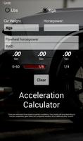 برنامه‌نما Acceleration Calculator عکس از صفحه