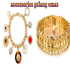 accessories gelang emas ikona