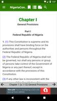 1999 Constitution of Nigeria Ekran Görüntüsü 1