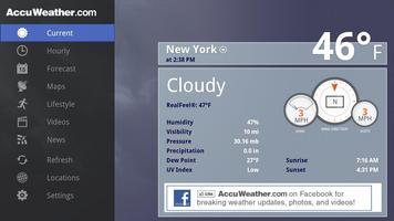 AccuWeather for Sony Google TV پوسٹر