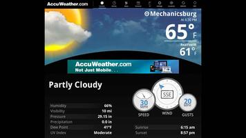 AccuWeather for Sony Tablet P 포스터