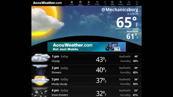 AccuWeather for Sony Tablet P 스크린샷 2