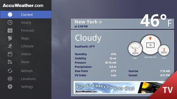 AWX: AccuWeather for Google TV پوسٹر