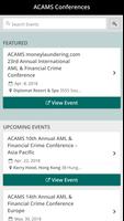 ACAMS Conferences screenshot 2