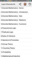 Learn Discrete Mathematics poster