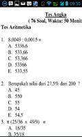 Tes Potensi Akademik Terbaru स्क्रीनशॉट 3