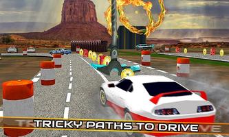 Impossible Stunt Car Mega Ramp Tricky Racing Game imagem de tela 3