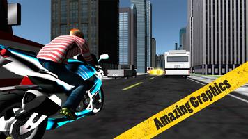 Moto Racing Traffic New York 海報