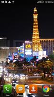 Las Vegas Night live wallpaper پوسٹر