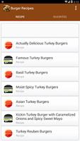 Burger Recipes App capture d'écran 1