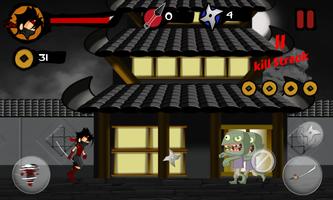 Ninja Vs Zombies تصوير الشاشة 1