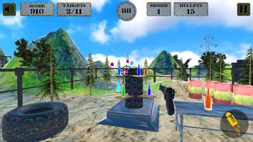 برنامه‌نما 3d Bottle Shooting Gun Game عکس از صفحه