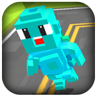 Monster GO - ZigZag Run Dash أيقونة