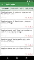 برنامه‌نما Kenya News عکس از صفحه