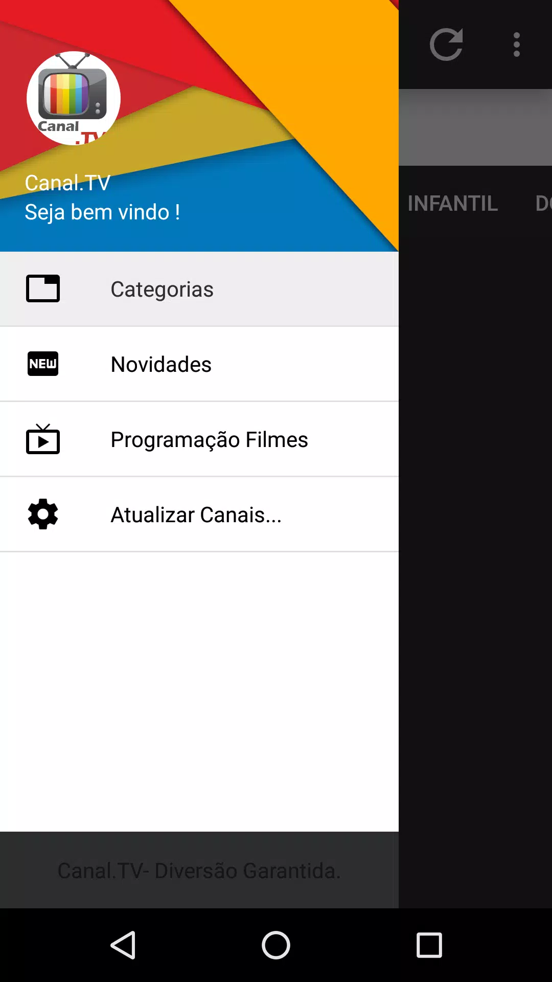 Canais VIP HD - Tv online for Android - Download